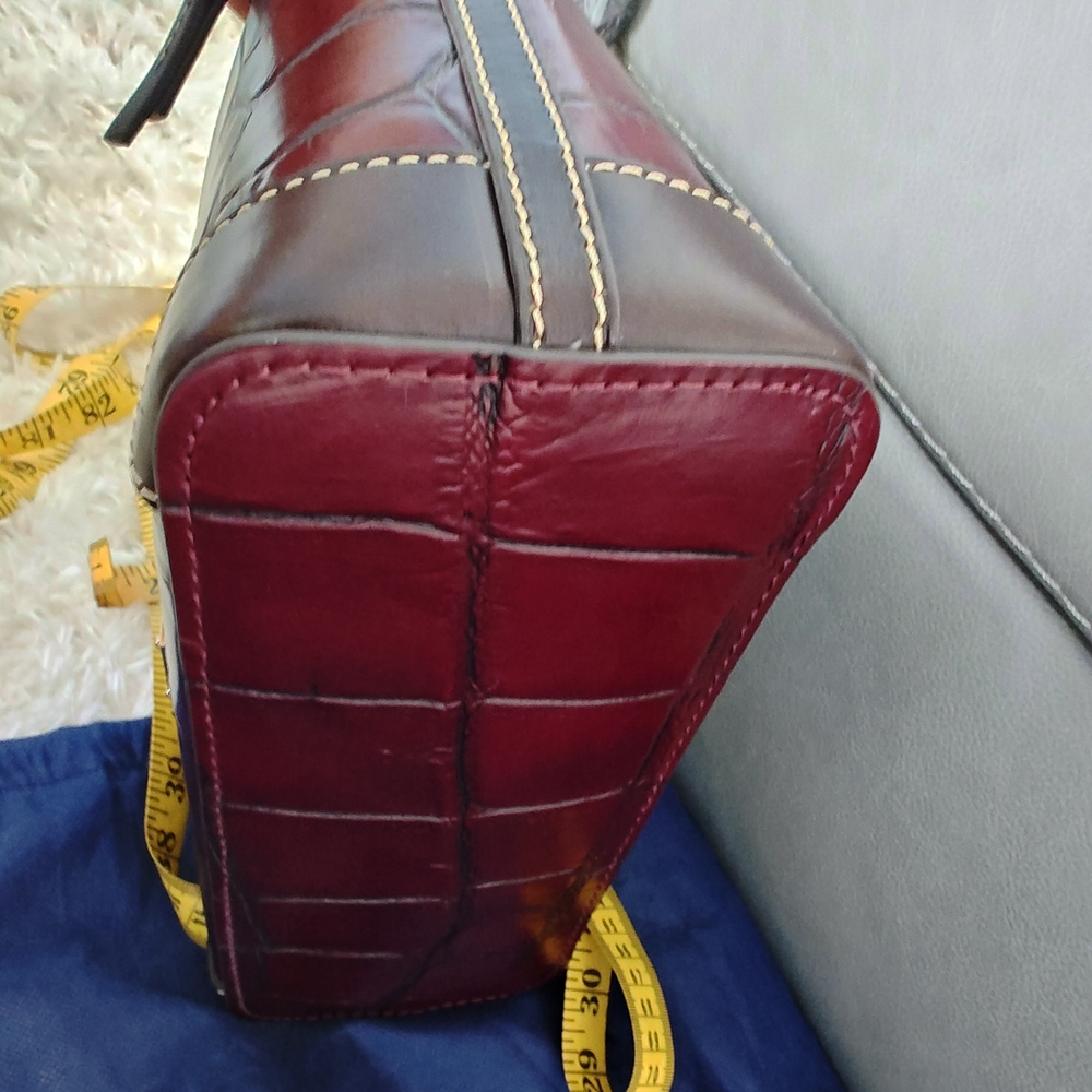 Dooney & Bourke Burgundy Crossbody Bag - Picture 7 of 10